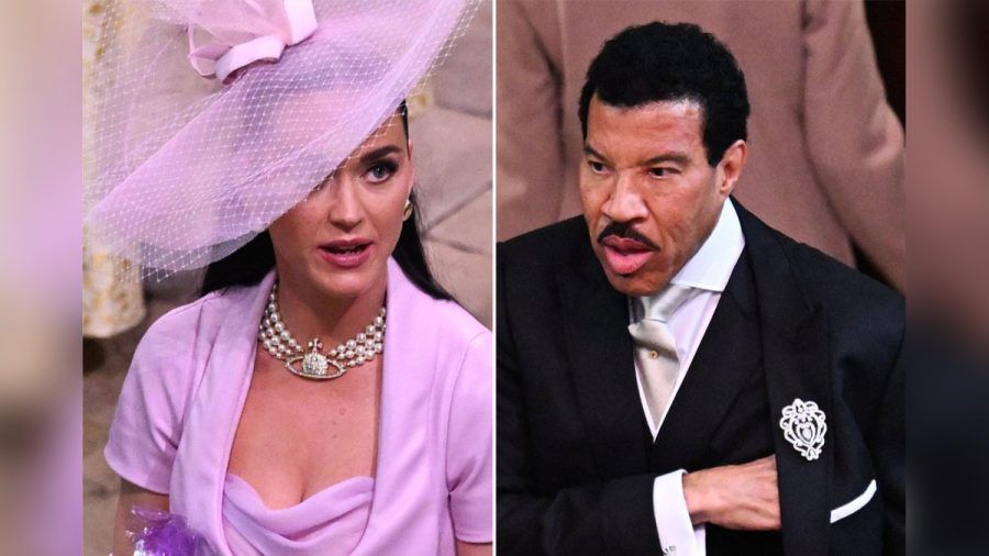 Katy Perry und Lionel Richie waren auch bei der Krönung anwesend. (jom/spot)