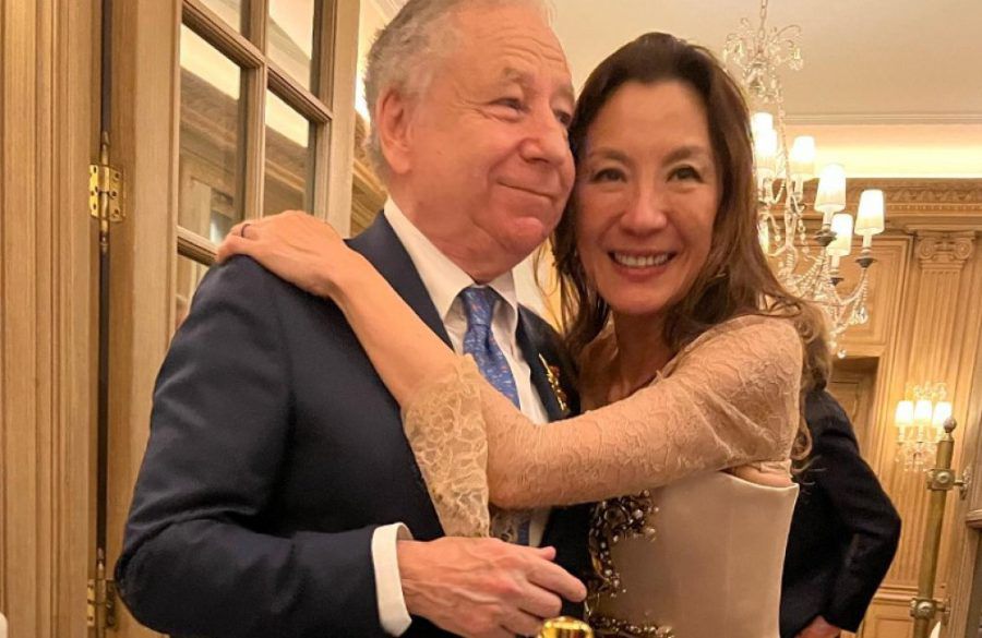 Michelle Yeoh and husband Jean Todt - Instagram Felipe Massa BangShowbiz