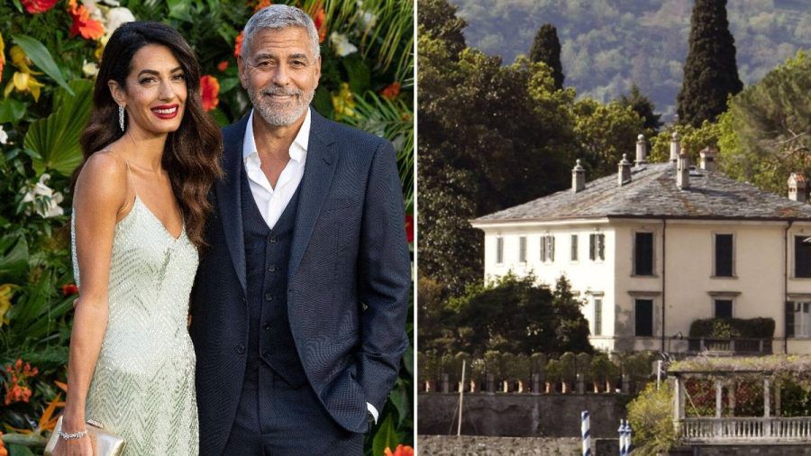 Amal und George Clooney verbringen viel Zeit in ihrer Villa Oleandra am Comer See (tj/spot)