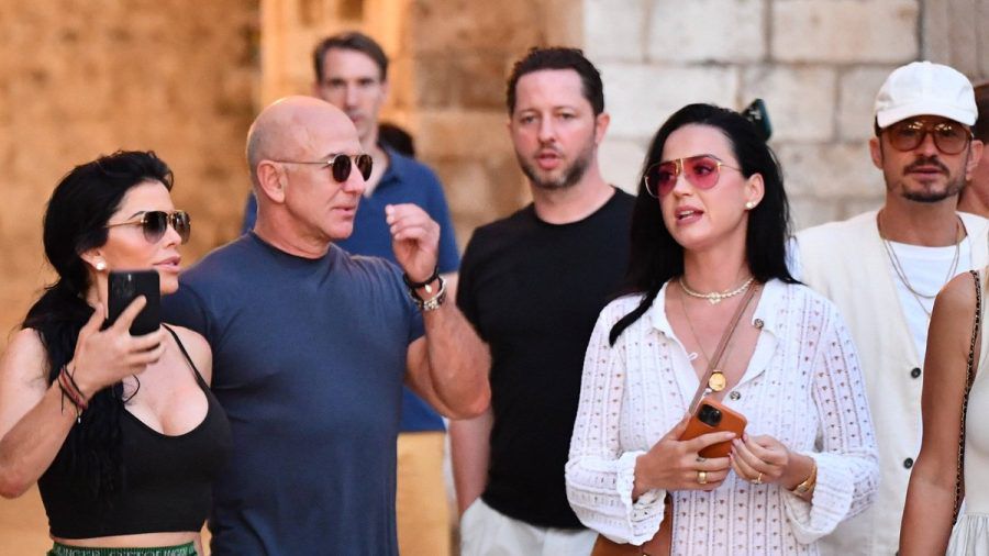 Jeff Bezos, seine Verlobte Lauren Sánchez sowie Katy Perry und ihr Partner Orlando Bloom verbringen gemeinsam Zeit in Kroatien. (the/spot)