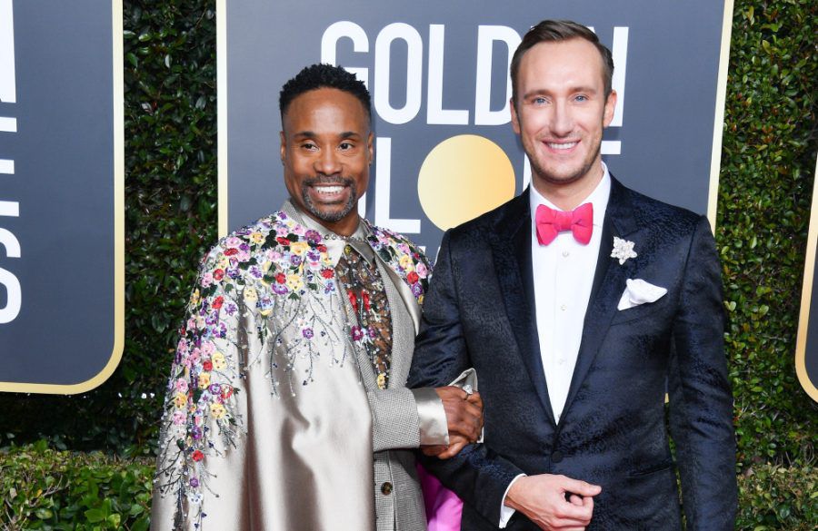 Billy Porter and Adam Smith - January 2019 - 76th Annual Golden Globe Awards - CA - Getty Images BangShowbiz