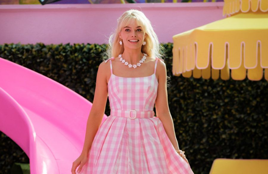 Margot Robbie - Barbie - Film - Barbie Squared Dress - Warner Bros BangShowbiz