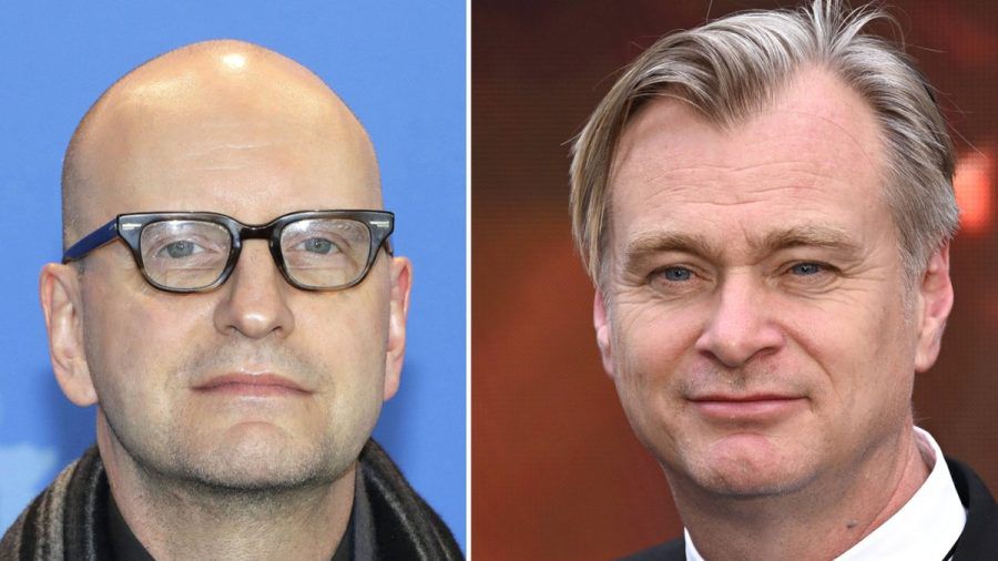 Die Star-Regisseure Steven Soderbergh (li.) und Christopher Nolan. (tj/spot)