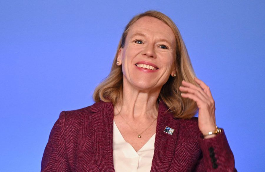 Norways Foreign Minister Anniken Huitfeldt in Romania Nov 2022 - Getty BangShowbiz