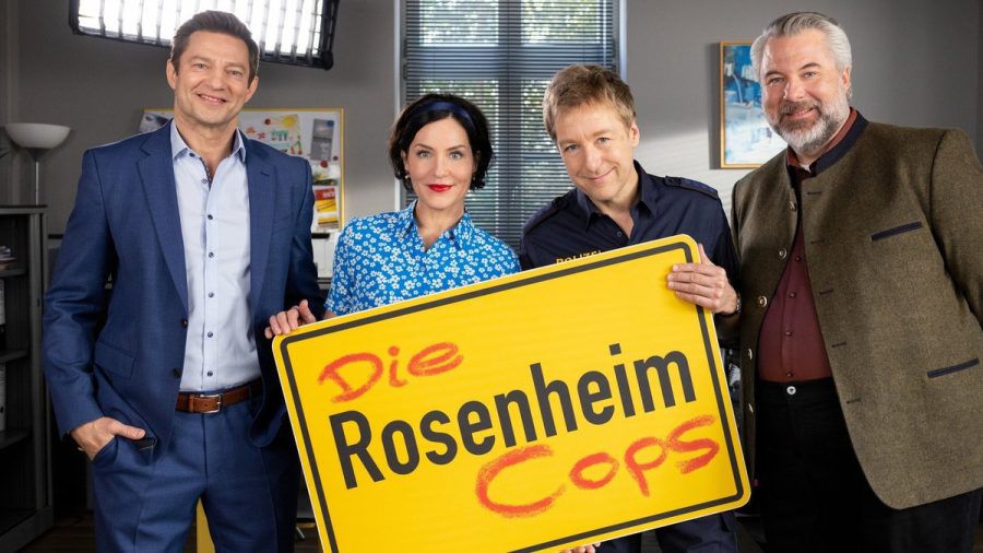 "Die Rosenheim-Cops" sind auch in der 23. Staffel (v.r.): Dieter Fischer, Max Müller, Marisa Burger und Igor Jeftić. (ili/spot)