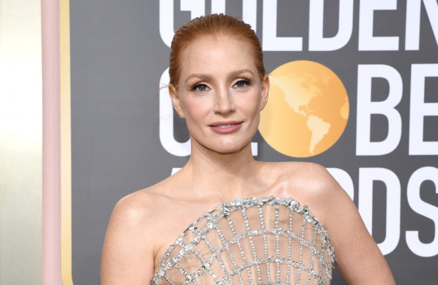 Jessica Chastain - Golden Globes 2023 - Getty BangShowbiz