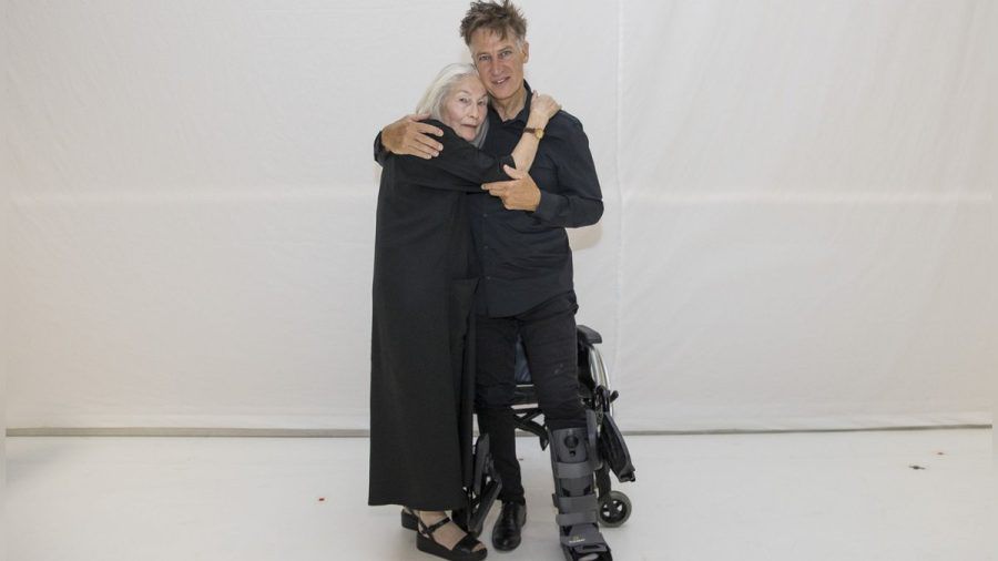 Edith Clever und Tobias Moretti bei den Salzburger Festspielen. (wue/spot)