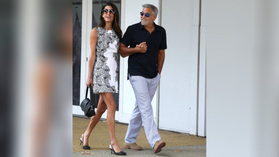 Amal und George Clooney sind nach Venedig gereist. (jom/spot)