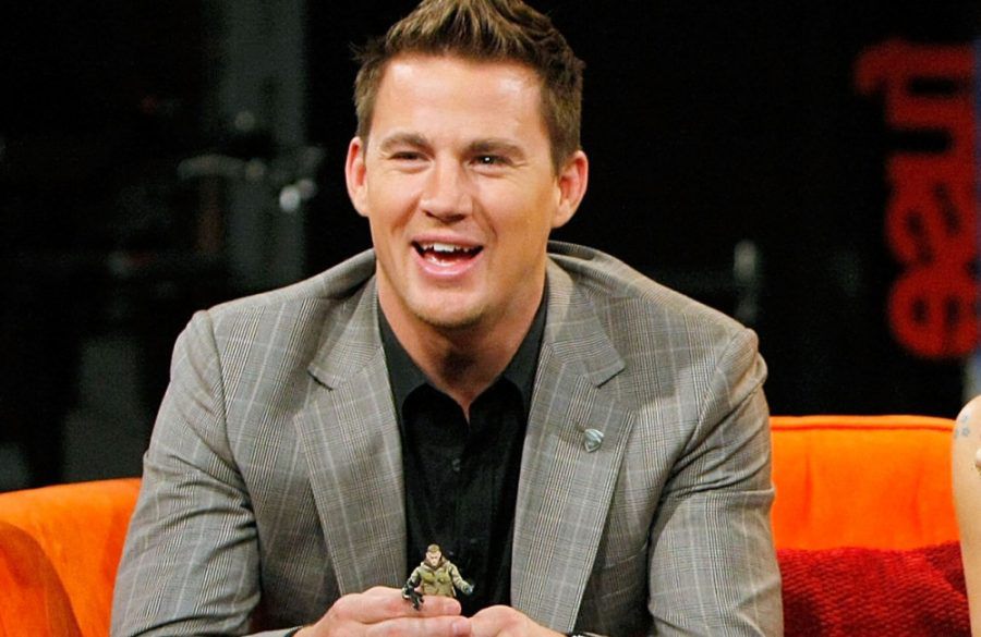 Channing Tatum with his GI Joe character doll - August 2009 - NYC - Getty BangShowbiz