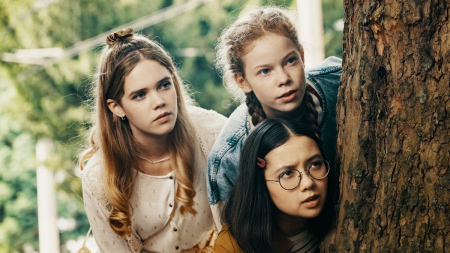"Die drei !!!" im Einsatz: (von l.): Lilith Johna als Marie Grevenbroich, Bella Bading als Franzi Winkler, Purnima Grätz als Kim Jülich. (hub/spot)