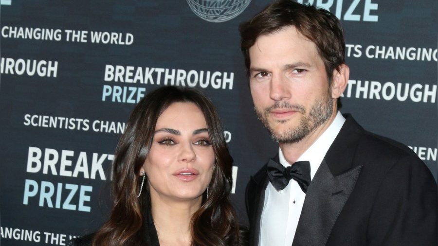 Mila Kunis und Ashton Kutcher auf einem Event im April. (wue/spot)