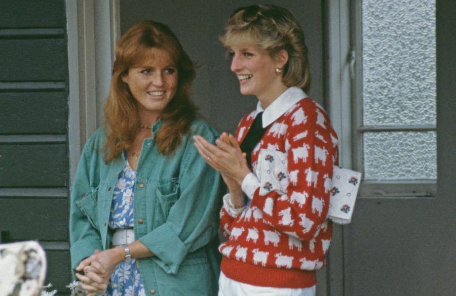 Princess Diana of Wales and Sarah Ferguson Guards Polo Club June 1983 - Getty BangShowbiz