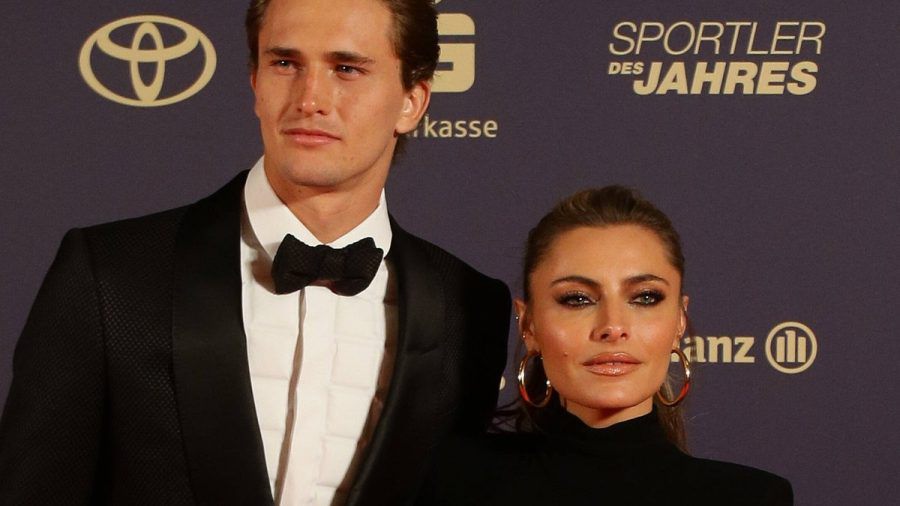 Sophia Thomalla und Alexander Zverev bei einem gemeinsamen Auftritt. (hub/spot)