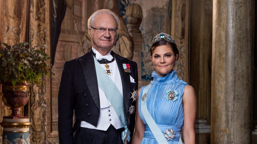 "ZDFroyal: Mein Vater, der König": König Carl Gustaf und Victoria von Schweden. (cg/spot)