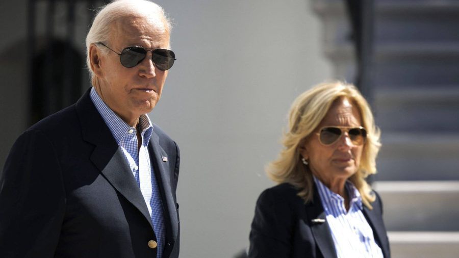 Joe und Jill Biden in Florida. (hub/spot)