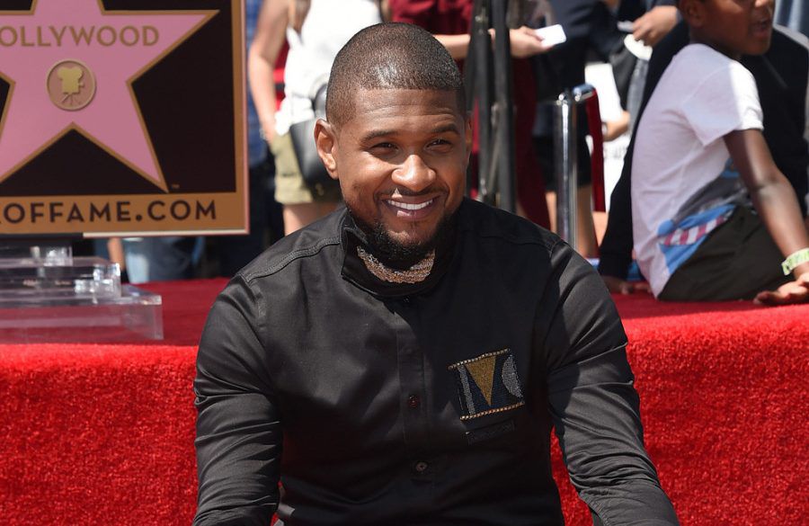 USHER - Walk of Fame honors ceremony on Hollywood Blvd 2016 - Splash BangShowbiz