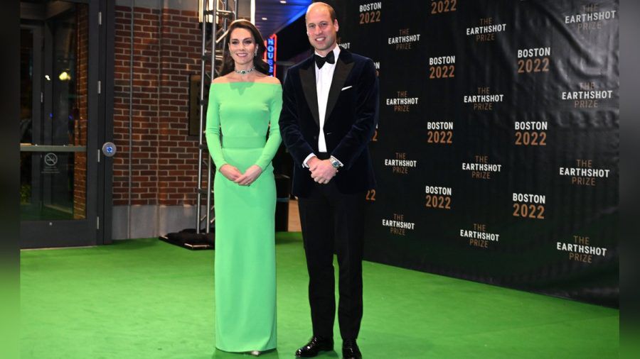 Prinz William und Prinzessin Kate bei der Verleihung des Earthshot Prize im vergangenen Jahr in Boston. (wue/spot)