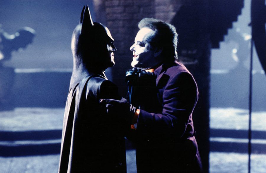 Michael Keaton and Jack Nicholson as Batman and Joker - 1989 - AVALON - Batman movie BangShowbiz