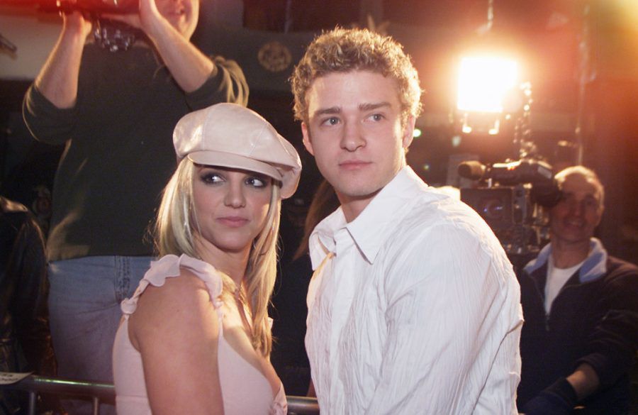 Britney Spears and Justin Timberlake - premiere of her movie - Crossroads 2002 - Getty BangShowbiz