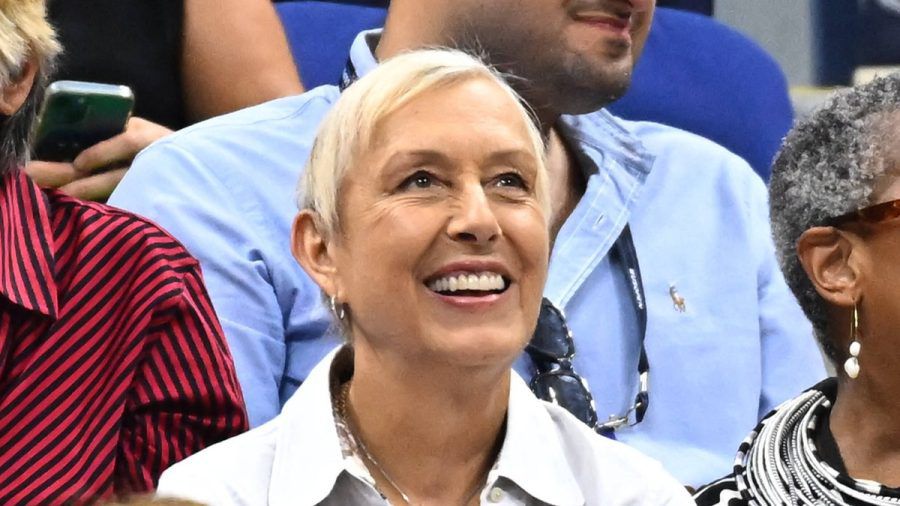 Martina Navratilova Anfang September 2023 beim Damen-Finale der US Open in New York City. (dr/spot)