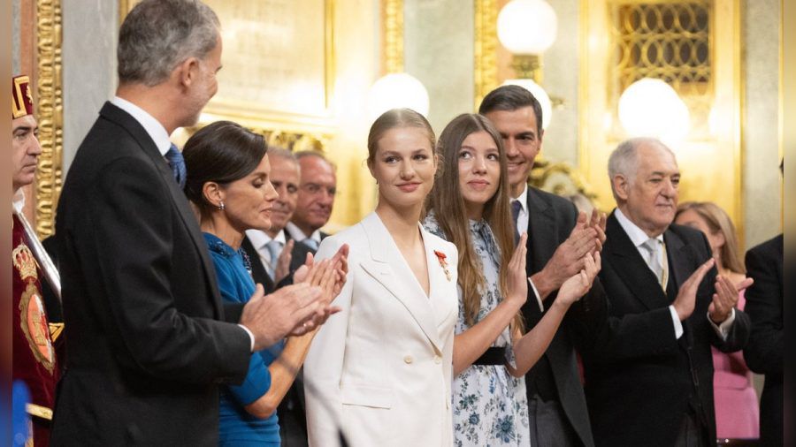 Leonor von Spanien hat an ihrem 18. Geburtstag den Eid auf die Verfassung geleistet. (ncz/spot)