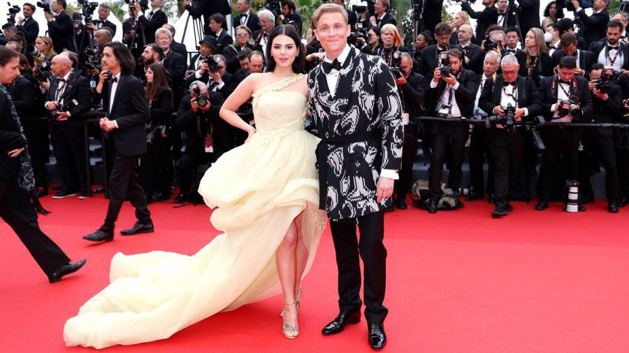 Glamouröses Paar: Matthias Schweighöfer und Ruby O. Fee sind seit 2019 zusammen. (sb/spot)