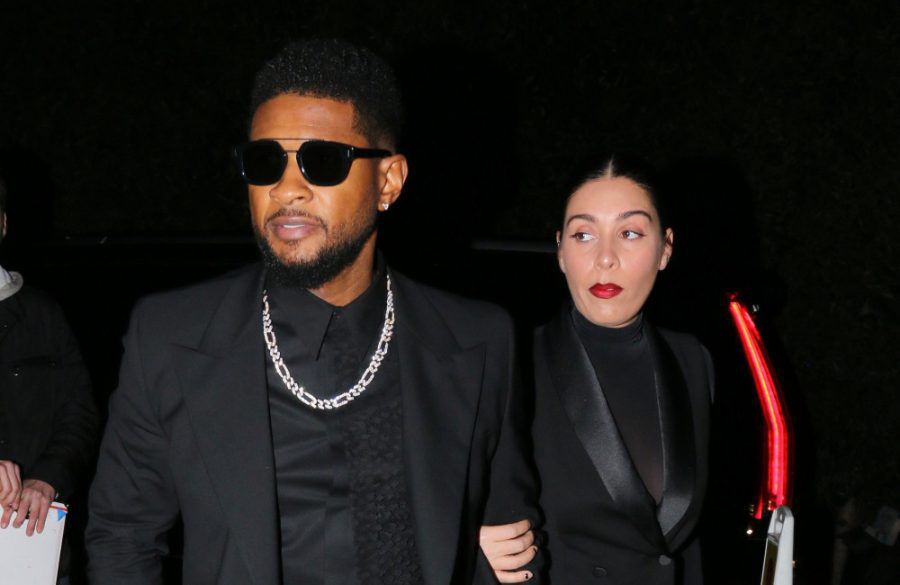 Usher and girlfriend Jenn - WME pre-Oscars party in Los Angeles 2020 - Avalon BangShowbiz