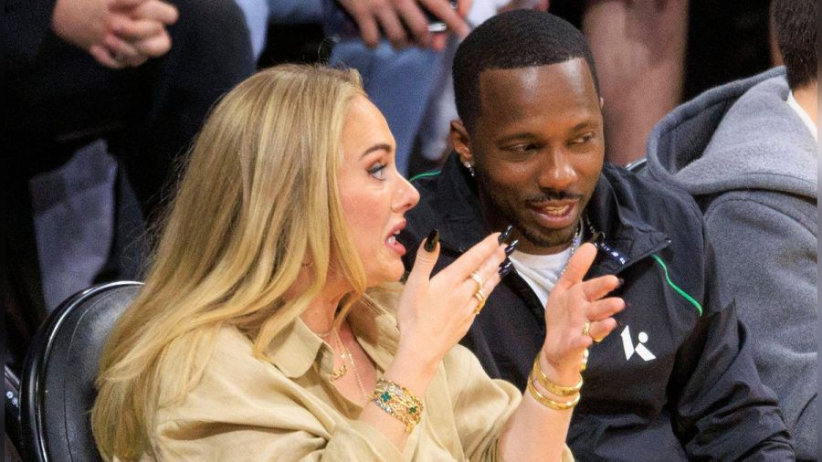 Adele und Rich Paul sind seit zwei Jahren zusammen. Sie besuchten schon öfter zusammen Basketballspiele. (ae/spot)