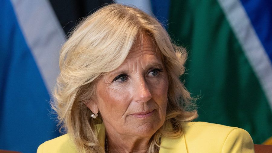 Jill Biden bei einem Auftritt in New York. (hub/spot)