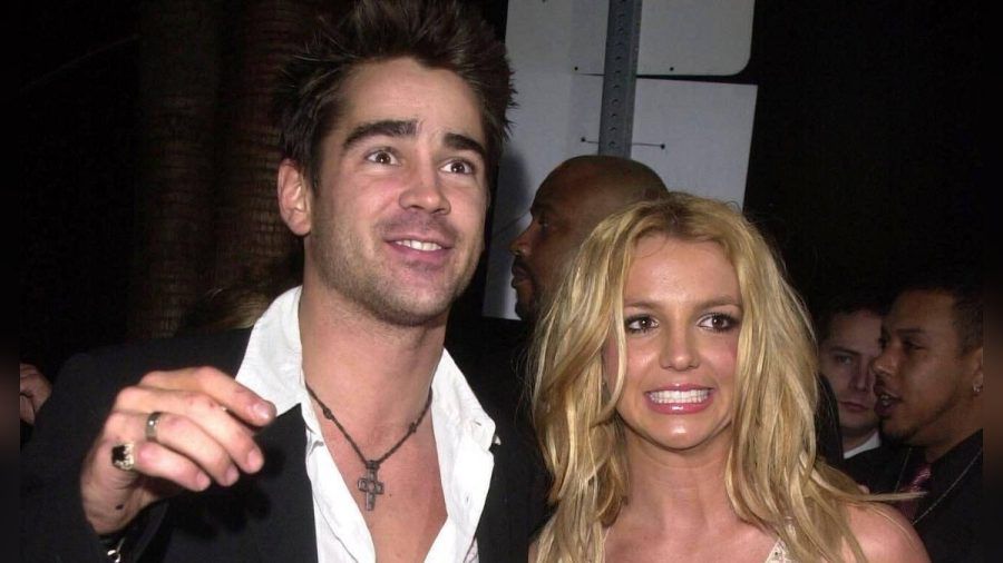 Britney Spears und Colin Farrell 2003 auf einer Filmpremiere in Hollywood. (ncz/spot)
