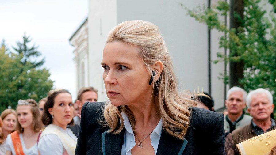 Veronica Ferres als eiskalte Geschäftsfrau im kommenden München-"Tatort: Königinnen". (dr/spot)