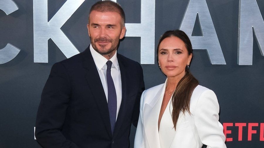 David und Victoria Beckham bei der Premiere der der "Beckham"-Doku am Dienstag in London. (ili/spot)