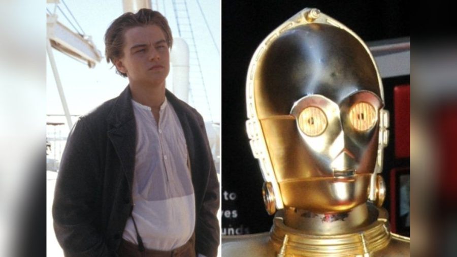 Das Leonardo-DiCaprio-Kostüm aus "Titanic" und der C-3PO-Helm aus "Krieg der Sterne" stehen zum Verkauf. (dr/spot)
