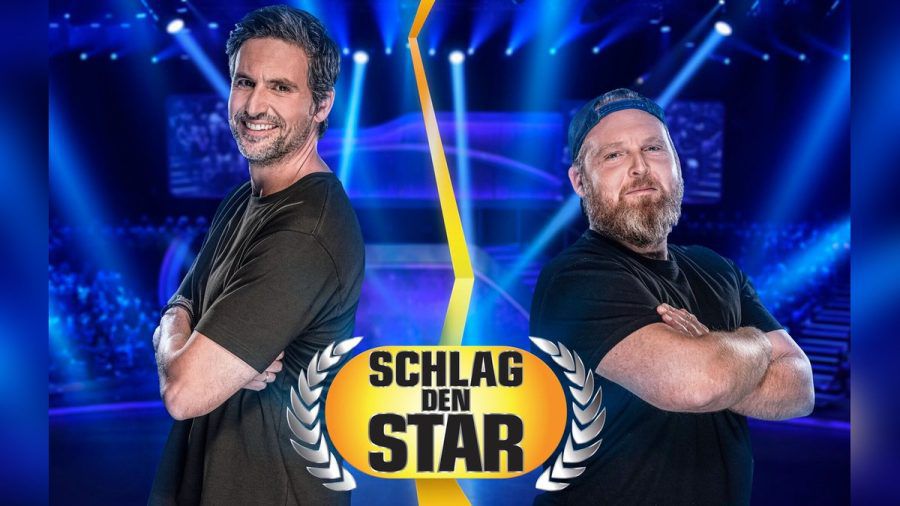 "Schlag den Star": Tom Beck (li.) duelliert sich mit Axel Stein. (joeka/spot)