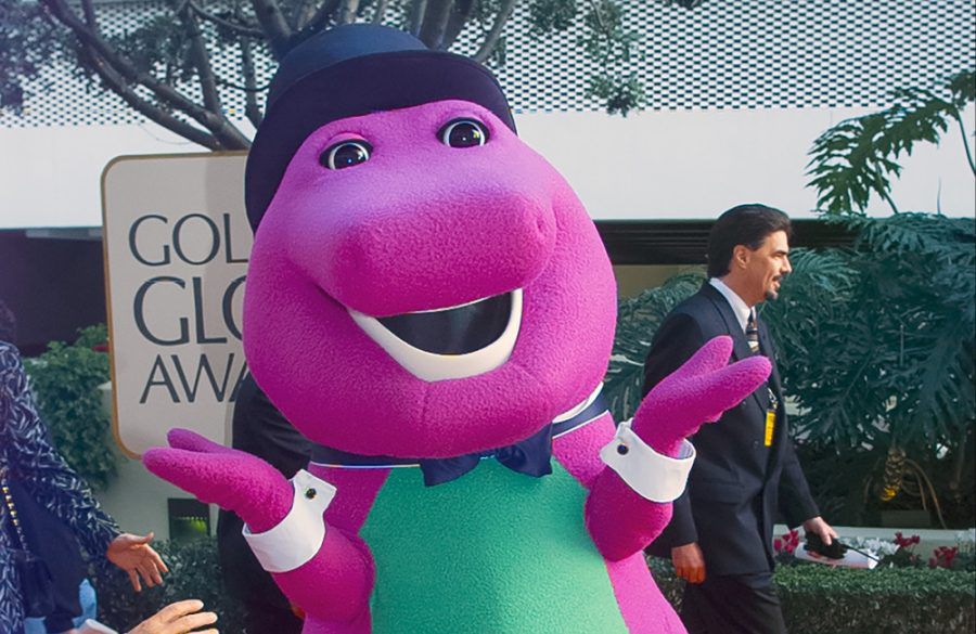 Barney - Golden Globes Award - Jan 1998 - Getty BangShowbiz