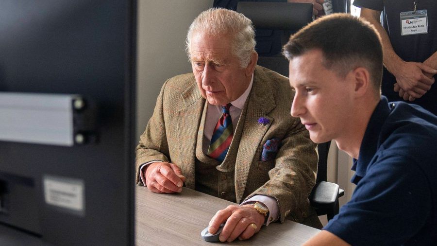 König Charles III. wurde Opfer einer Cyber-Attacke. (tj/spot)