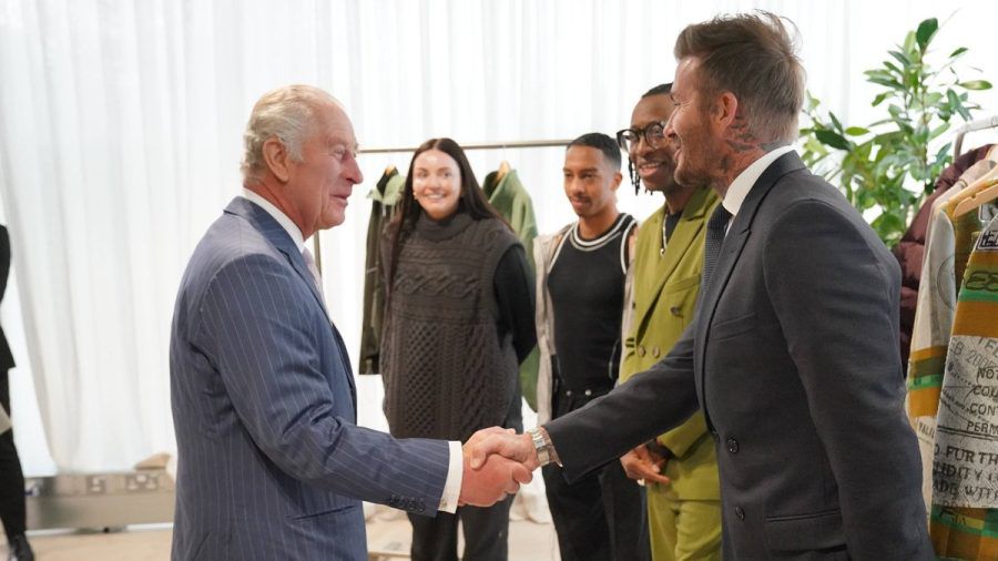 König Charles III. (l.) und David Beckham auf einem Event in London im Mai. (wue/spot)