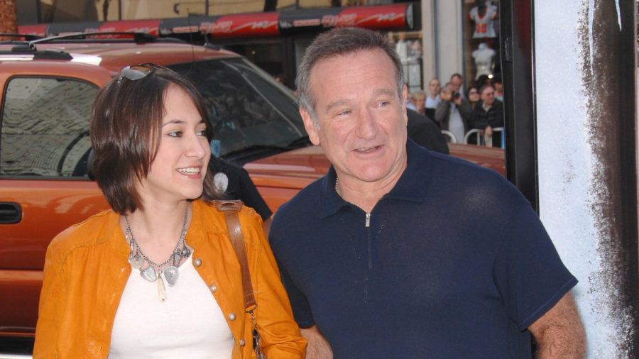 Robin Williams mit Tochter Zelda bei einem gemeinsamen Auftritt. (hub/spot)