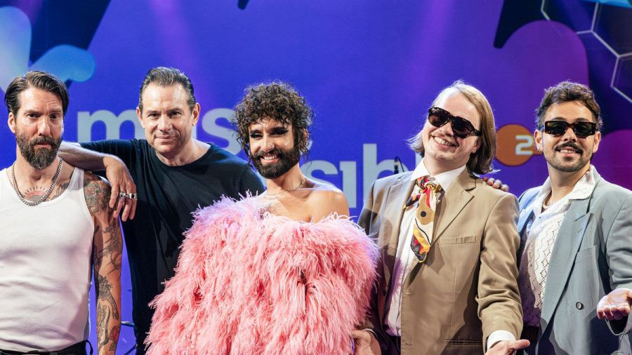 Das sind unter anderem Conchita Wursts (Mitte) musikalischen Gäste bei "Music Impossible". (stk/spot)