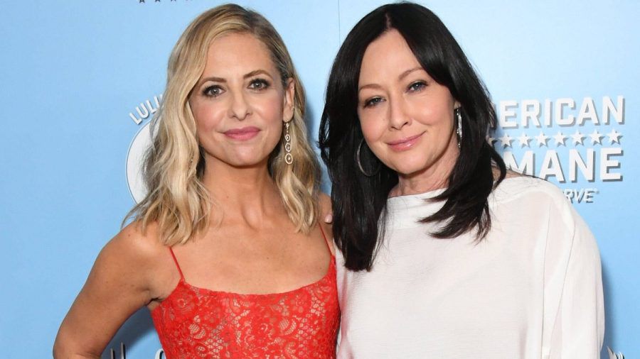 Sarah Michelle Gellar (l.) und Shannen Doherty sind seit vielen Jahren eng befreundet. (ncz/spot)