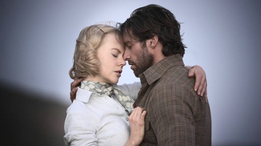 Hugh Jackman und Nicole Kidman verliebt im und ins Outback. (stk/spot)