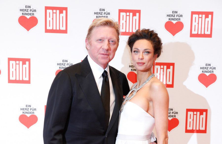 Boris Becker with ex wife Lily - Getty BangShowbiz
