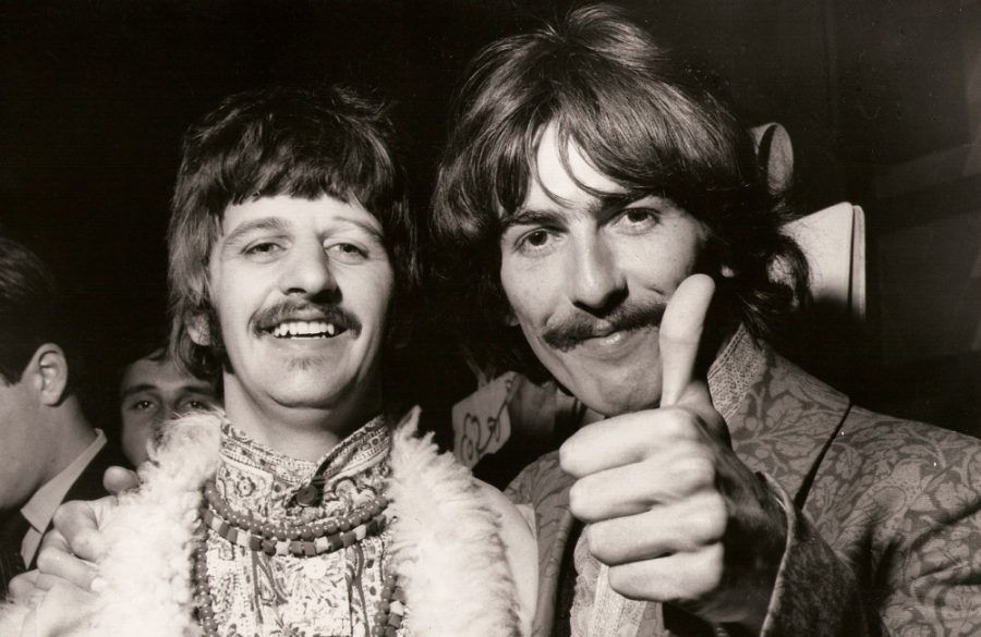 Sir Ringo Starr and George Harrison in 1967 - Avalon BangShowbiz