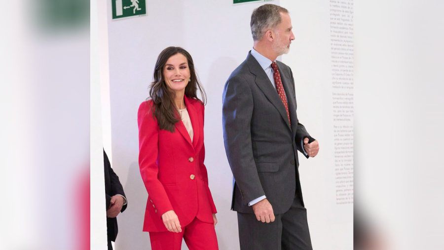 Letizia von Spanien eröffnet an der Seite von König Felipe die Picasso-Ausstellung in Madrid. (the/spot)