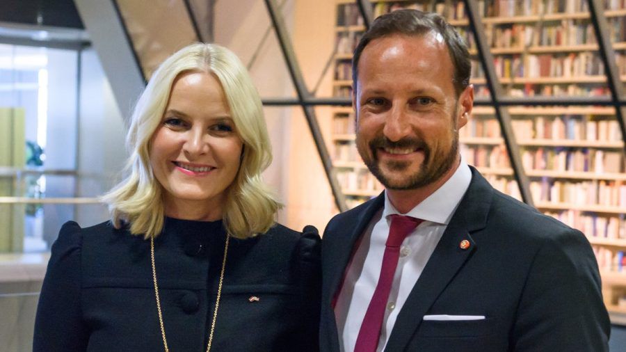 Das norwegische Kronprinzen-Paar Haakon und Mette-Marit zu Besuch in Riga. (juw/spot)