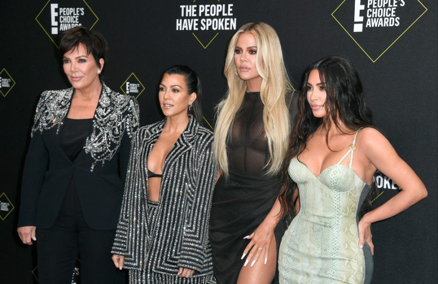 Kris Jenner, Kourtney Kardashian, Khloe Kardashian, and Kim Kardashian - Nov 2019 - CA -Getty Images BangShowbiz