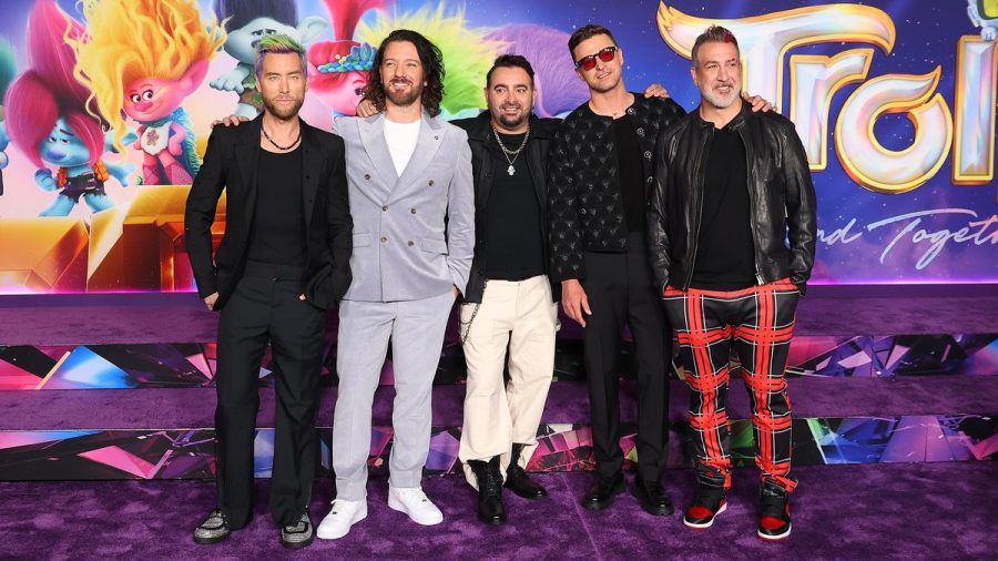 Alle wieder vereint: *NSYNC bei der Premiere von "Trolls - Gemeinsam stark". (mia/spot)