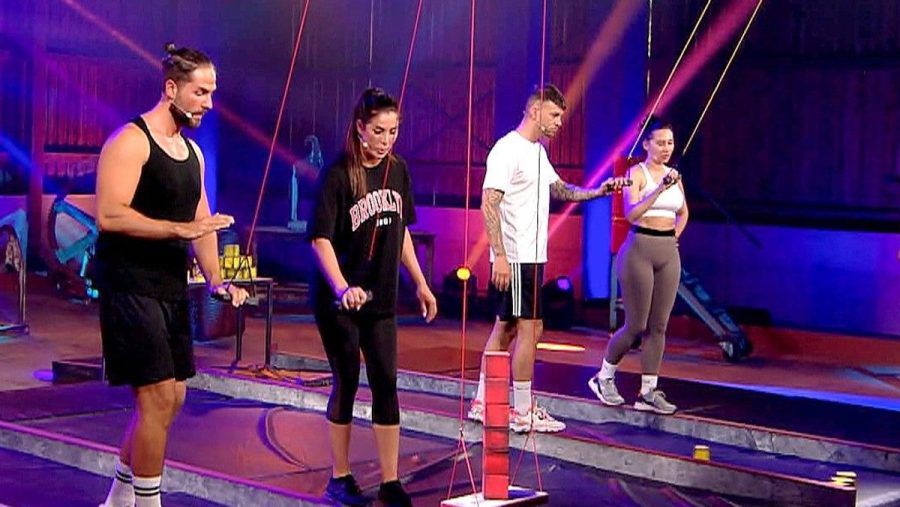 Maurice und Ricarda (l.) im Duell mit Serkan und Samira ums Halbfinale. (smi/spot)