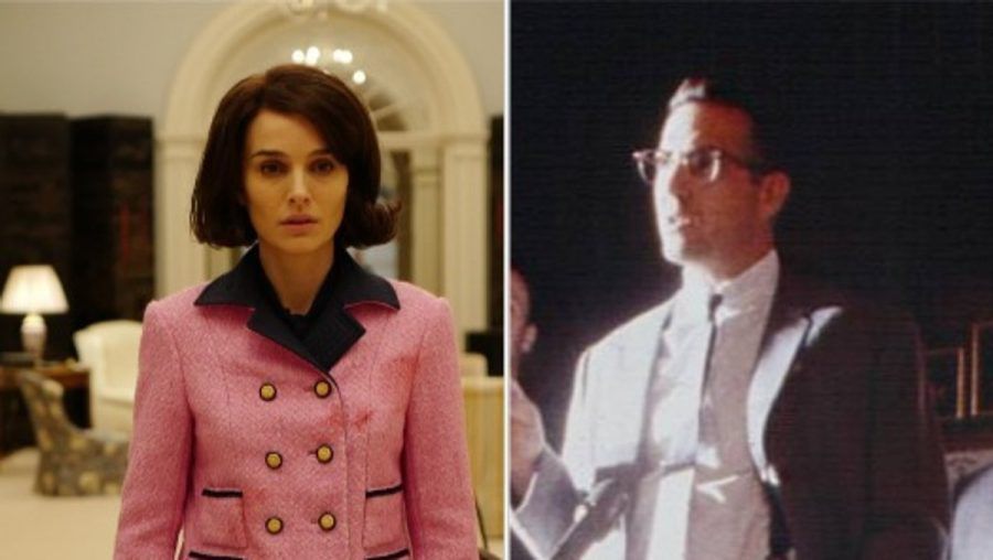 Natalie Portman in "Jackie: Die First Lady" und Kevin Costner in "JFK: Tatort Dallas". (stk/spot)