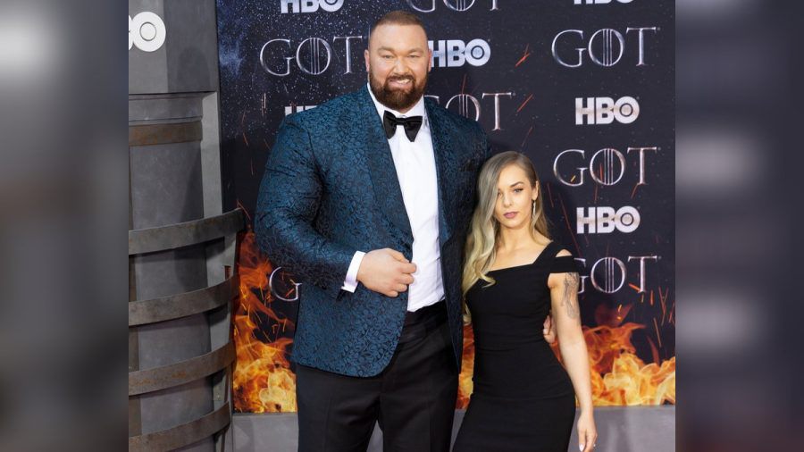 Hafthor Julius Björnsson und Ehefrau Kelsey Henson trauern um ihr Kind. (ncz/spot)